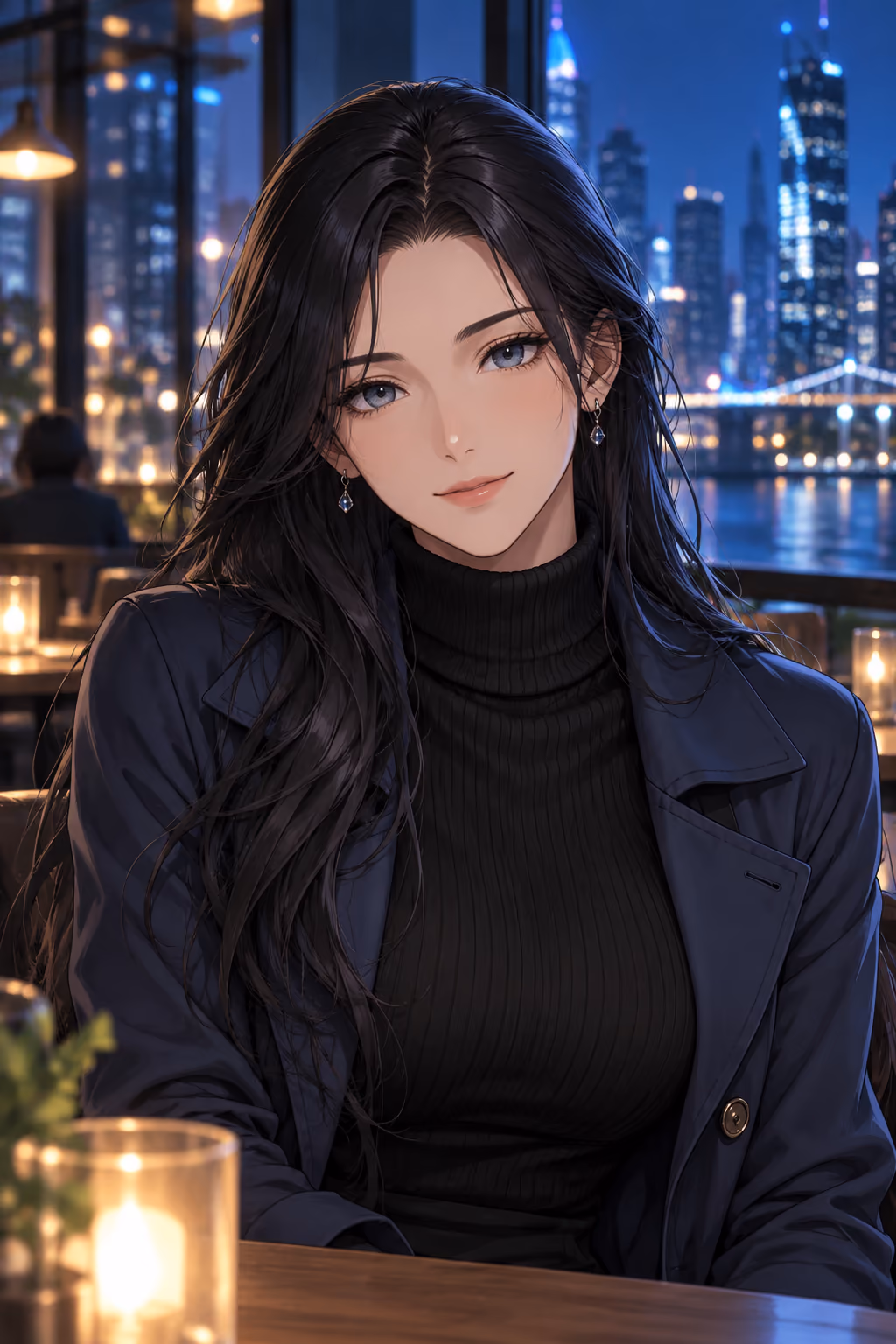 Kai, a fictional adult anime AI character